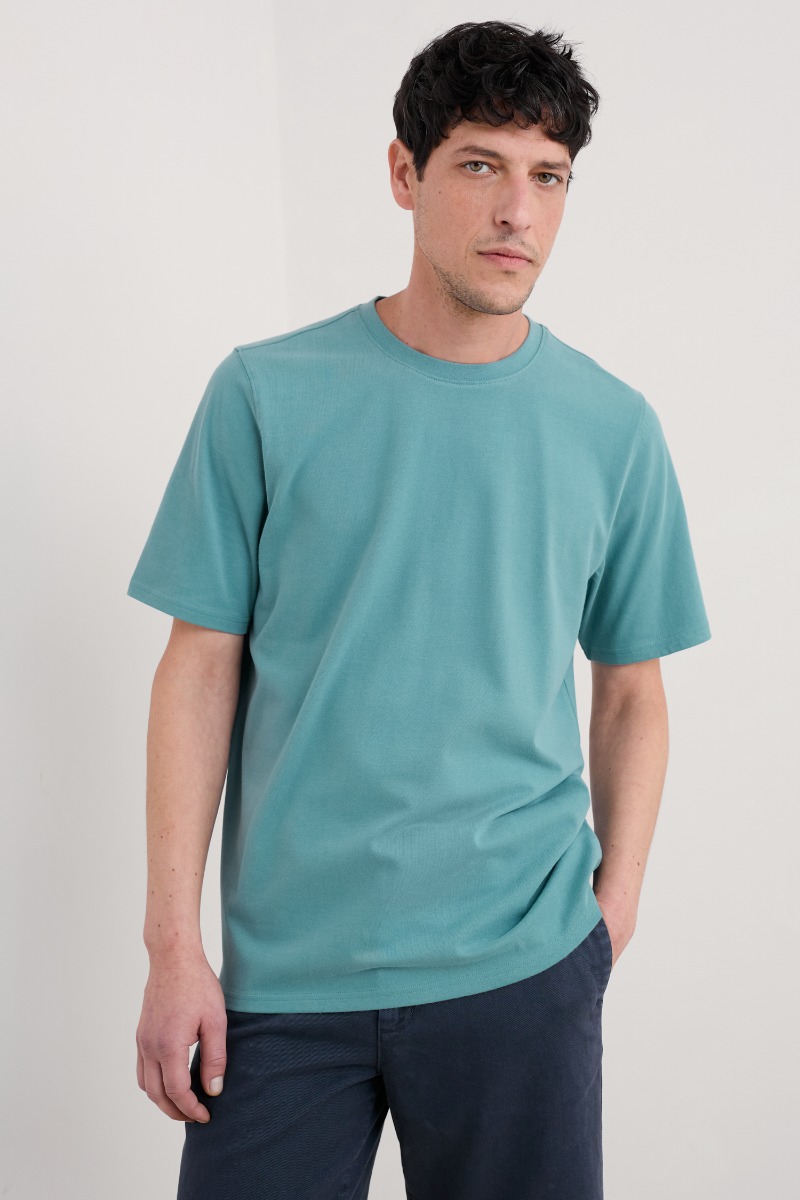 An image of Seasalt  Men's Merthen T-Shirt in GOTS-Certified Organic Cotton Jersey 