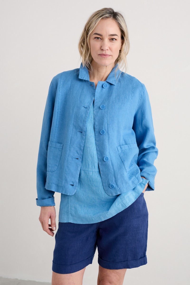 An image of Seasalt  Arame Linen Jacket 