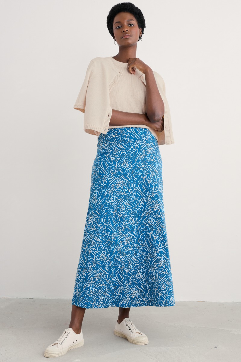 An image of Seasalt  Rose A-Line Skirt 