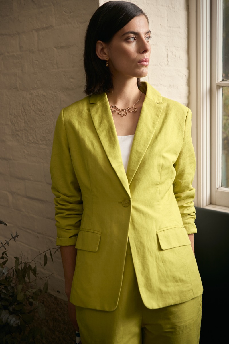 An image of Seasalt  Erica Linen Blend Blazer 