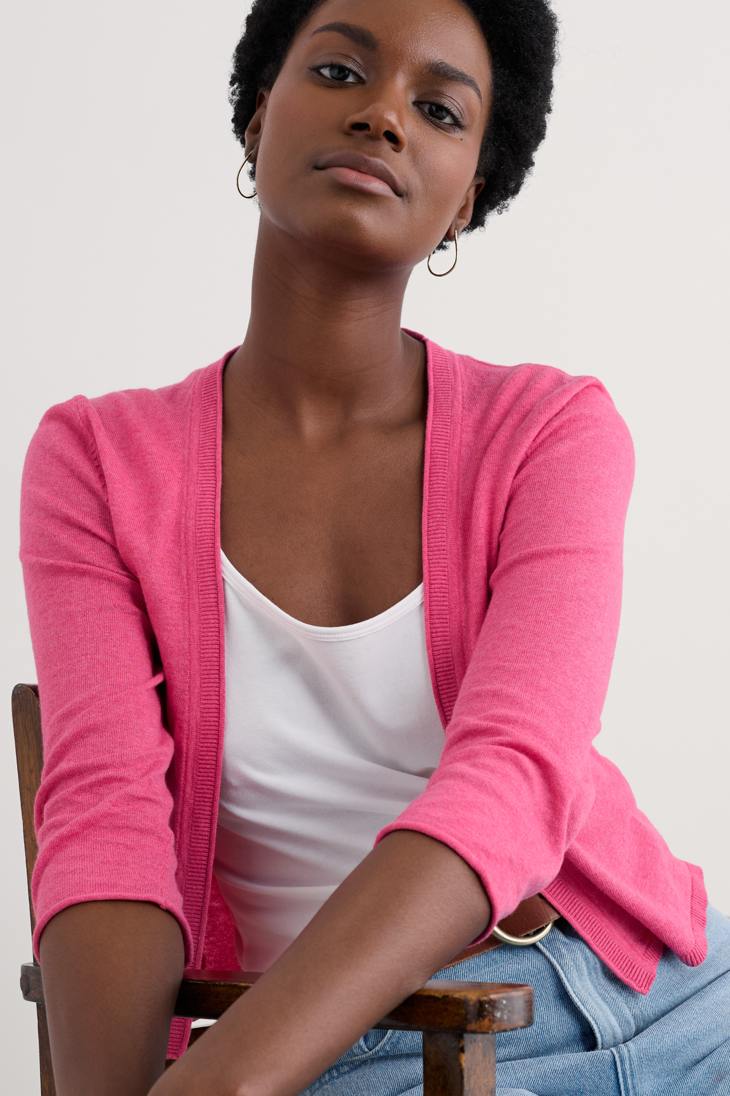An image of Seasalt  Vanessa Knitted Cardigan in GOTS-Certified Organic Cotton 